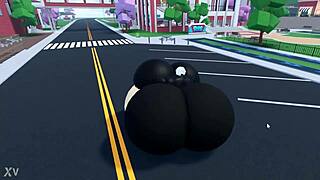 Thicc Avatar Shakes Huge Ass and Big Tits While Dancing Seductively