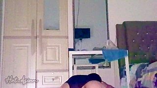 Beautiful Asian Girl With Big Ass Gets Creampied In Lingerie At Midnight Pov