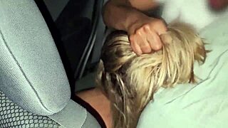 latina fucked in car by black guy while cuckold drives