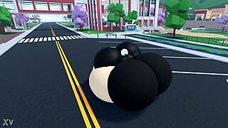 Thicc Avatar Shakes Huge Ass and Big Tits While Dancing Seductively