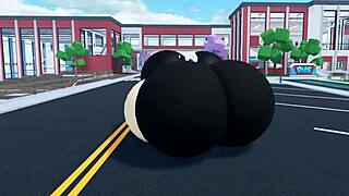 Thicc Avatar Shakes Huge Ass and Big Tits While Dancing Seductively