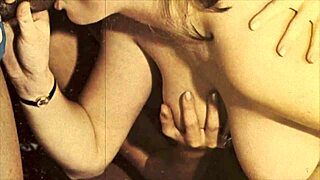 Man, this vintage dark lantern London clip got hairy interracial action!