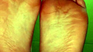 this white girl shows me her feet for money, including toes and socks, in a fetish way