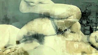 Man, this vintage dark lantern London clip got hairy interracial action!