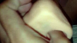 Amateur couple explores intimate moments together