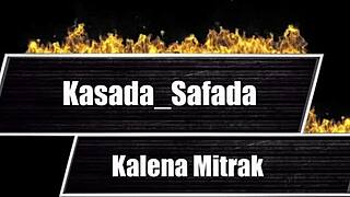 Kalena Mitrak Rides Horse And Sucks Milk With Toys