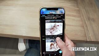 Blindfold prank with stepmom Audrey Madison leads to fucking, taboo milf 😜