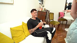 My Stepsis Keila Bassi Fucks Grandpa Elnonohub in Wild POV Action