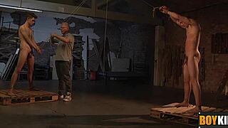 i like tying up sebastian's big balls and uncut penis for kinky fun