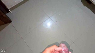 Super Cumshot Cum Rain For My White-Skinned Blonde Whore