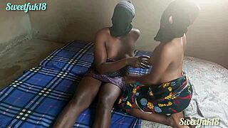 I watch my big pussy ebony step daughta shear her boyfrend with my horny step mom.