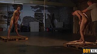 i like tying up sebastian's big balls and uncut penis for kinky fun