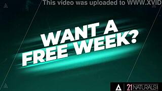 Natural Beauty Ivi Rein Begins Her Day with Suggestive Anal and Cumshot in Mouth