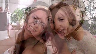 wild threesome with hard assfucking, creampie, and facial slapping