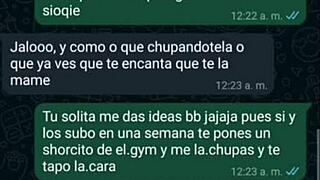 My friend stays overnight with tight leggings, finally allows recording