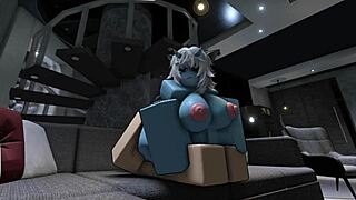 Hot Demon Rides Monster Cock For Anal Creampie Cumshot