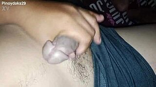 my homemade video shows a hairy natural moment with big cock and handjob action