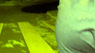 I met the sexy latina neighbor outdoors and convinced her to show her ass in public