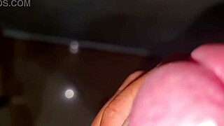 masseuse gives crazy cumshot with huge cock and ass play
