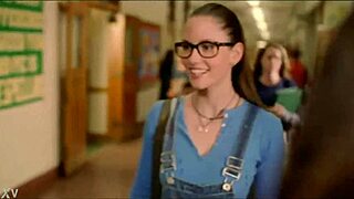 Teen student shows big tits in naked scenes