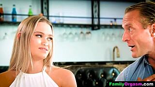 I gave step daddy a quick naughty mouth session