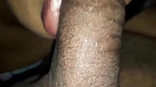 My stepsister Susy gives a sensual blowjob, she sux so good!