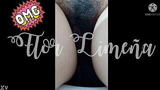 peruvian girl in bath showing vagina during social isolation at home