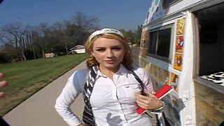 Teen Lexi Belle banged by ice cream man