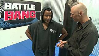 Sexy Blonde Jessica Moorev Gets Fucked By MMA Fighter In Bed