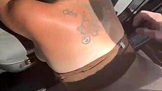 Blonde Slut Takes Huge Facial After Getting Fucked in Public