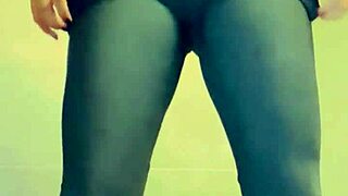 greluda enjoys outdoor relaxation with some self-touching