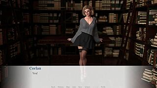Blonde Bookworm Emma Plays In The Library With Creampie And Blowjob
