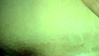 wife bends over for big creampie in her pussy