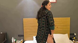 desi girl puja baby enjoys morning shower