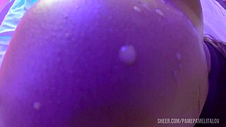 Step Daughter Stuck! Step Daddy Oils and Fucks My Tight Pussy!