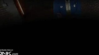 Horny Brunette Lucy Sucks And Fucks Anally In Fallout Cosplay!