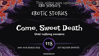 Sweet END to erotic audio session, guiding women to ORGASM through masturbation.