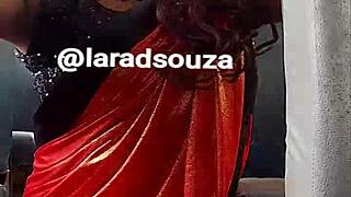 Indian crossdresser slut lara dsouza shows off in bus