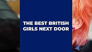 watch this british student tease with upskirt joi