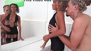 cute slim brazilian karina rose takes 3 huge cocks in dp anal with dirty talk