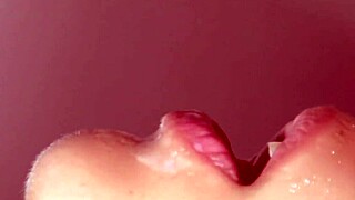 Japanese Beauty Gives Close-Up Blowjob in Raw Action