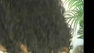 Island hottie Foxy Roxy blows in shower!