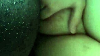 White teen screams first big black cock!