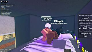 I watch this egyptian girl getting fucked in a roblox condo game