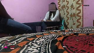 Ebony Indian doctor, how does this big cock feel in your hands?