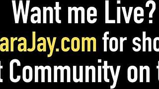 Hot Hr Lady Sara Jay Gives Boobjob After Hard Fuck With Big Black Cock