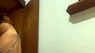 Woman Flashes and Excites Men with Hard Dicks