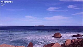 What are these fantastic scenes from Brazil's most beautiful naturist beach?