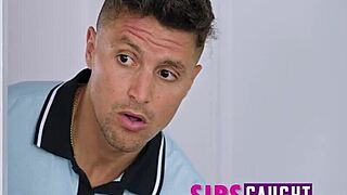 Sweater weather with step sis turns steamy fast