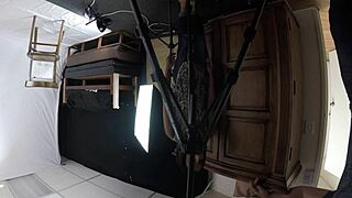 Mandy Mynxx chokes on my cock during deepthroat